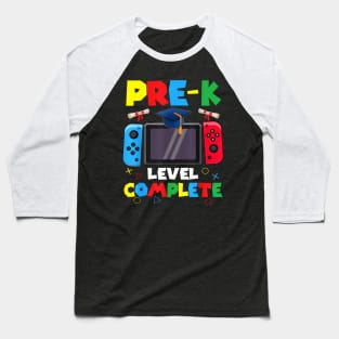 Pre K Level Complete Gamer Class Of 2024 Prek Graduation Baseball T-Shirt